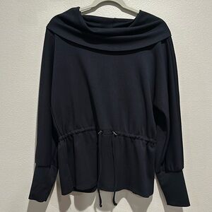 Adrienne vittadini long sleeve cowl neck shirt size: medium